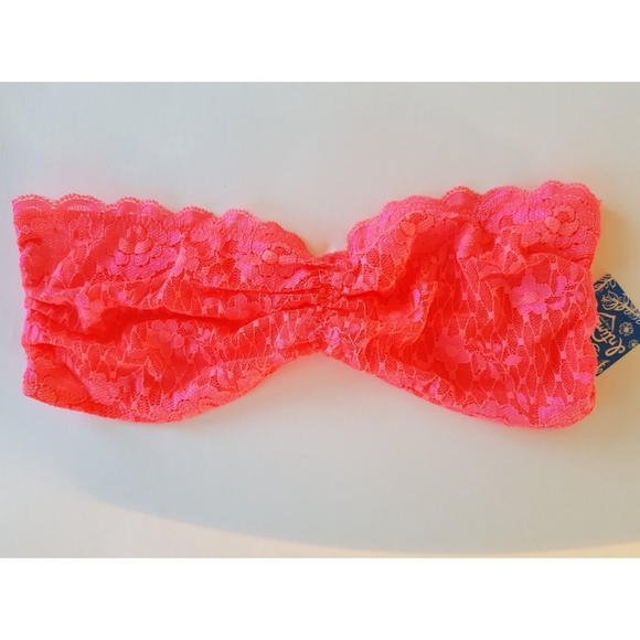 Intimately Free People Pink Lace Bandeau - Picture 2 of 12